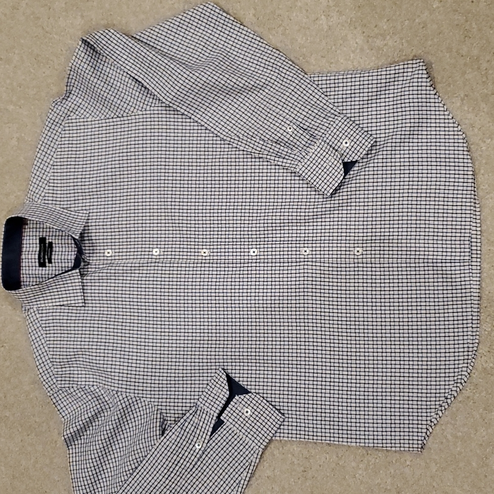 Men's Bugatchi Shaped Fit Dress Shirt XL